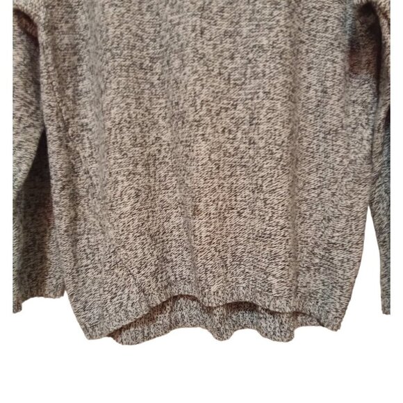 PHILOSOPHY Republic Dreamy Ivory & Black Marled Crew Neck Casual Sweater Sz XL - Picture 4 of 7